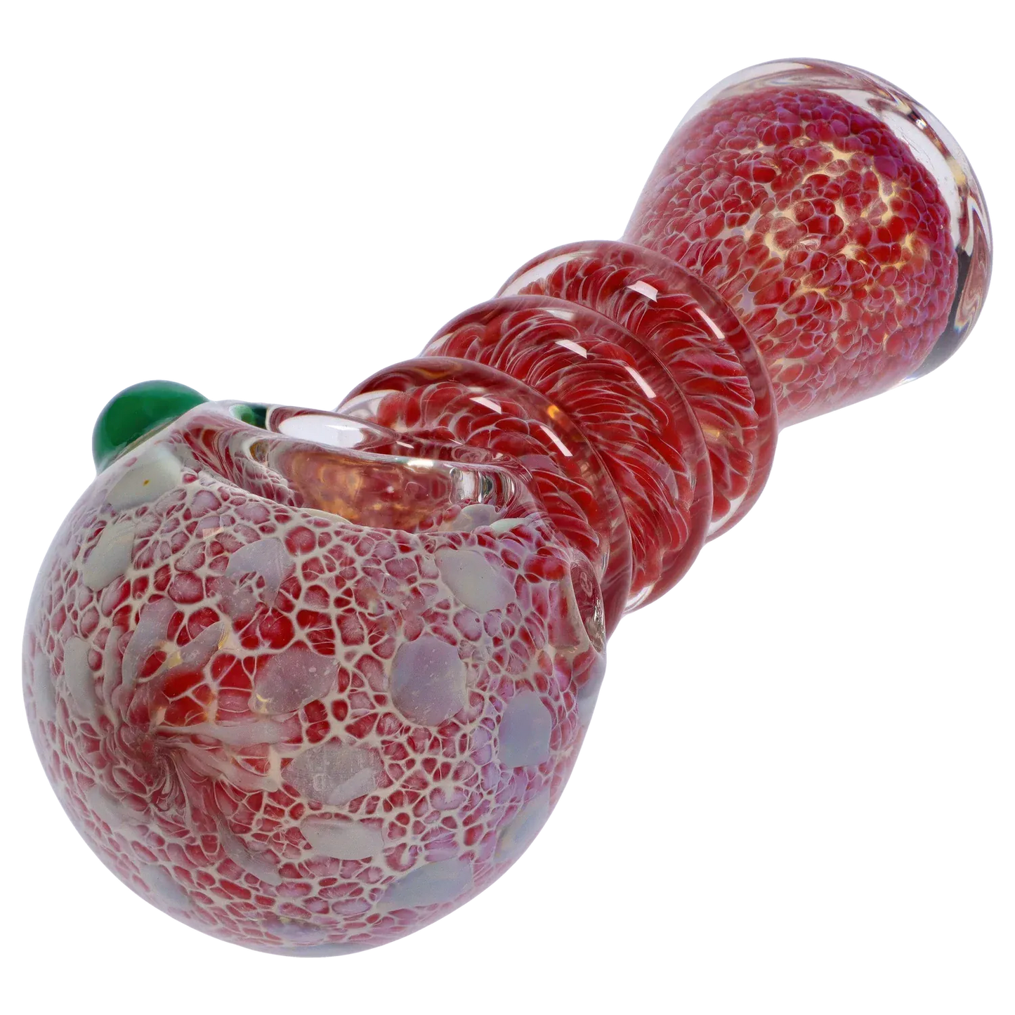 DHC Triple Ringed Speckled Spoon Pipe