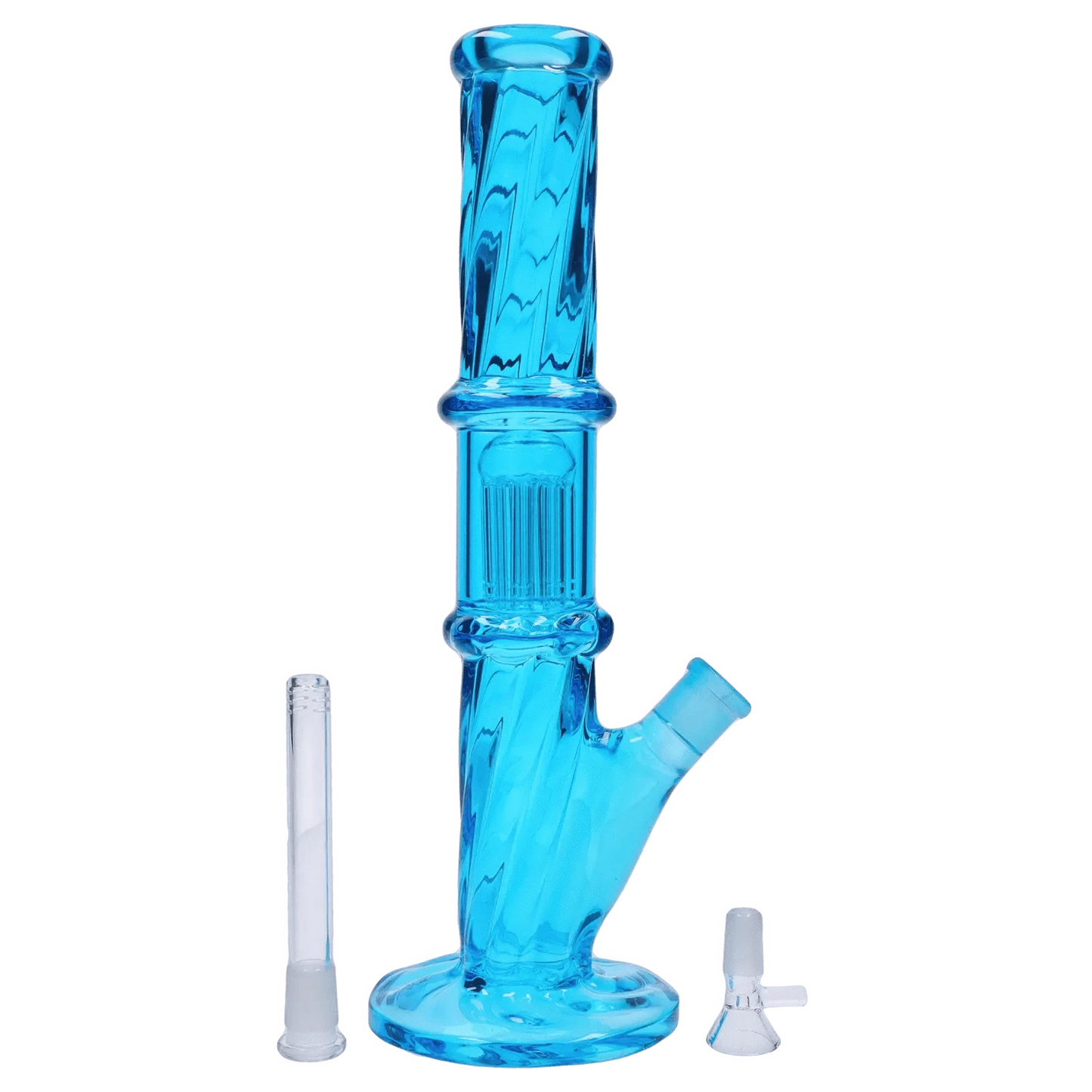 DHC Twisted Straight Tube with Tree Perc