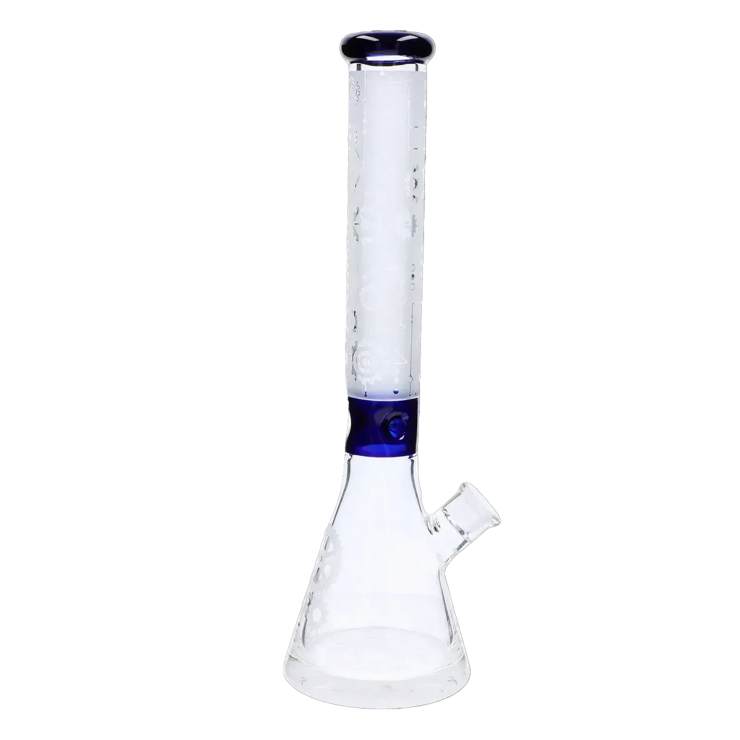 Frosted Engraved Bong - 17 in.