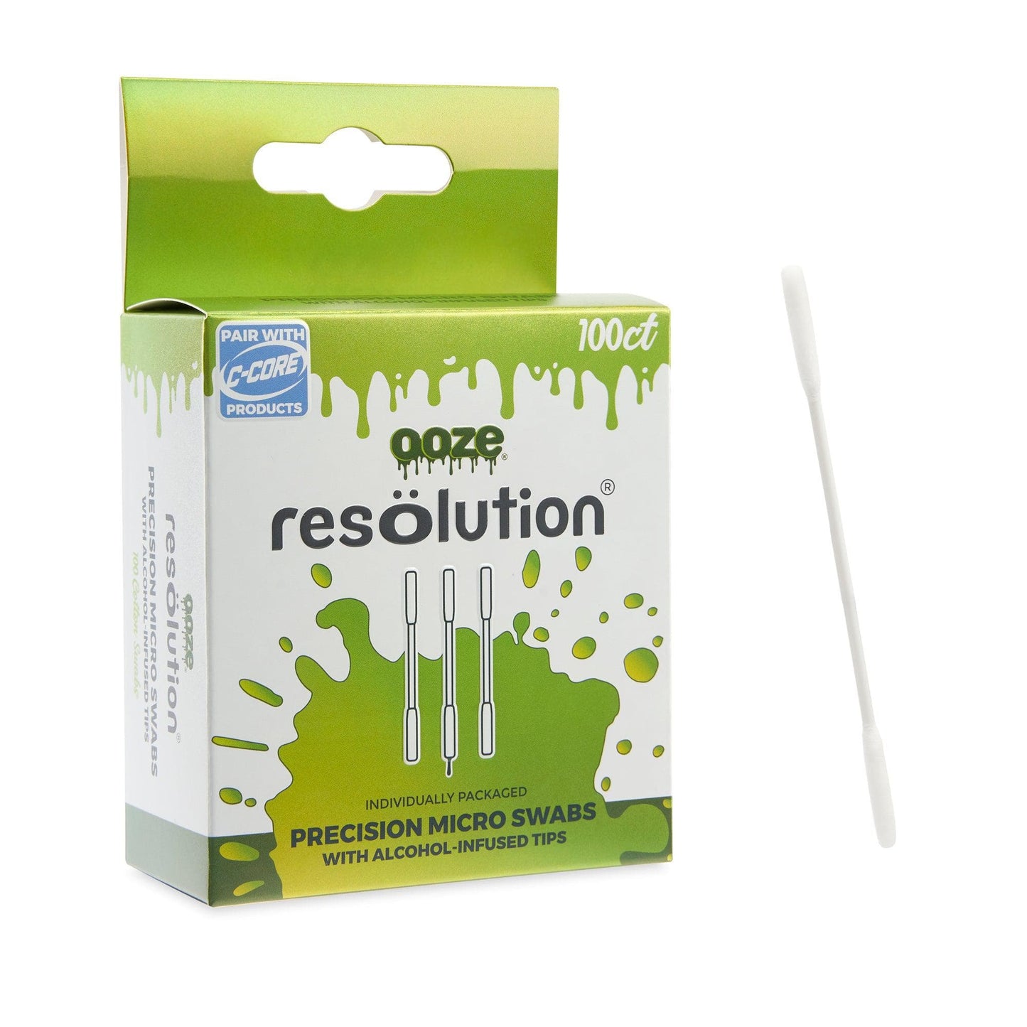 Ooze Resolution Cleaning Products Ooze Resolution Alcohol Micro Swabs – 100ct