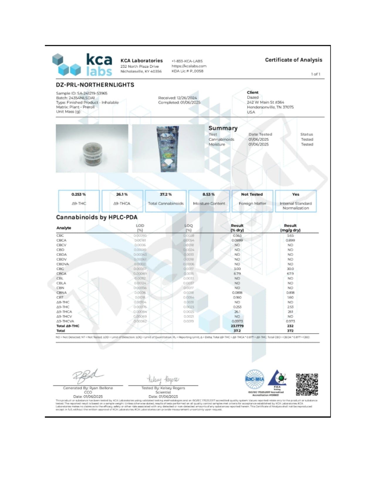 Dazed Icewalkerz THCA Pre-Rolls - .75g / 1pc / Assorted Strains 25CT JAR