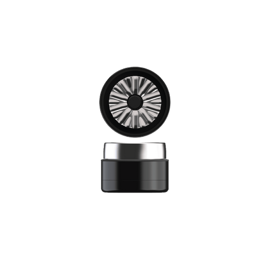 Flower Mill B2B Grinders Next-Gen Premium 2.0" Stainless Series - Black