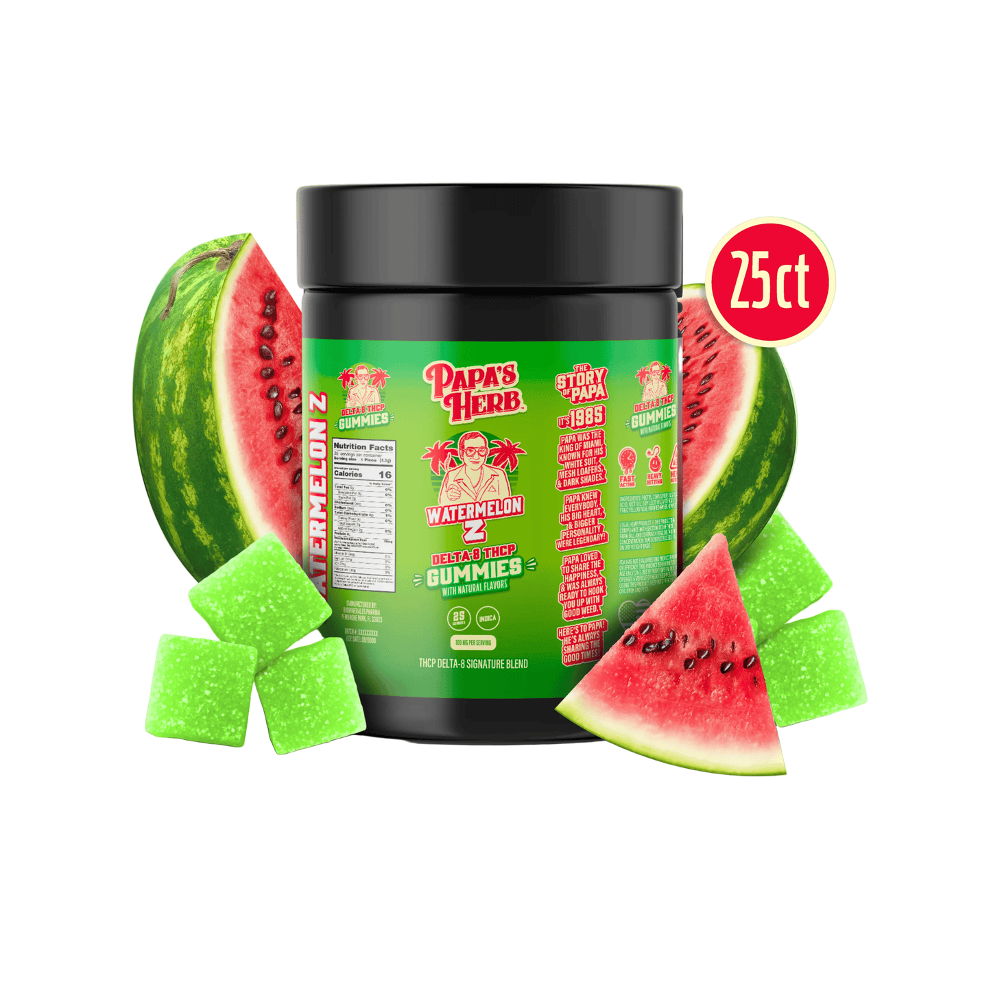 Papa's Herb Watermelon Z Gummies