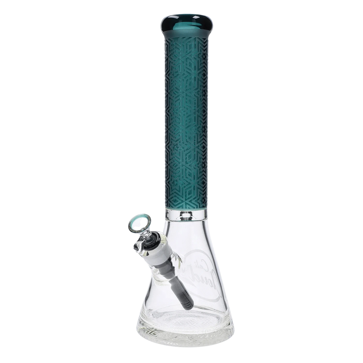 Cloud Cali Inc Bong Cloud Cali X 15-inch Engraved Thick Base Beaker Water Pipe
