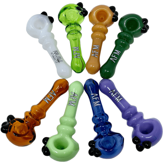 AFM Smoke Hand Pipe AFM Double Halo Glass Pipe