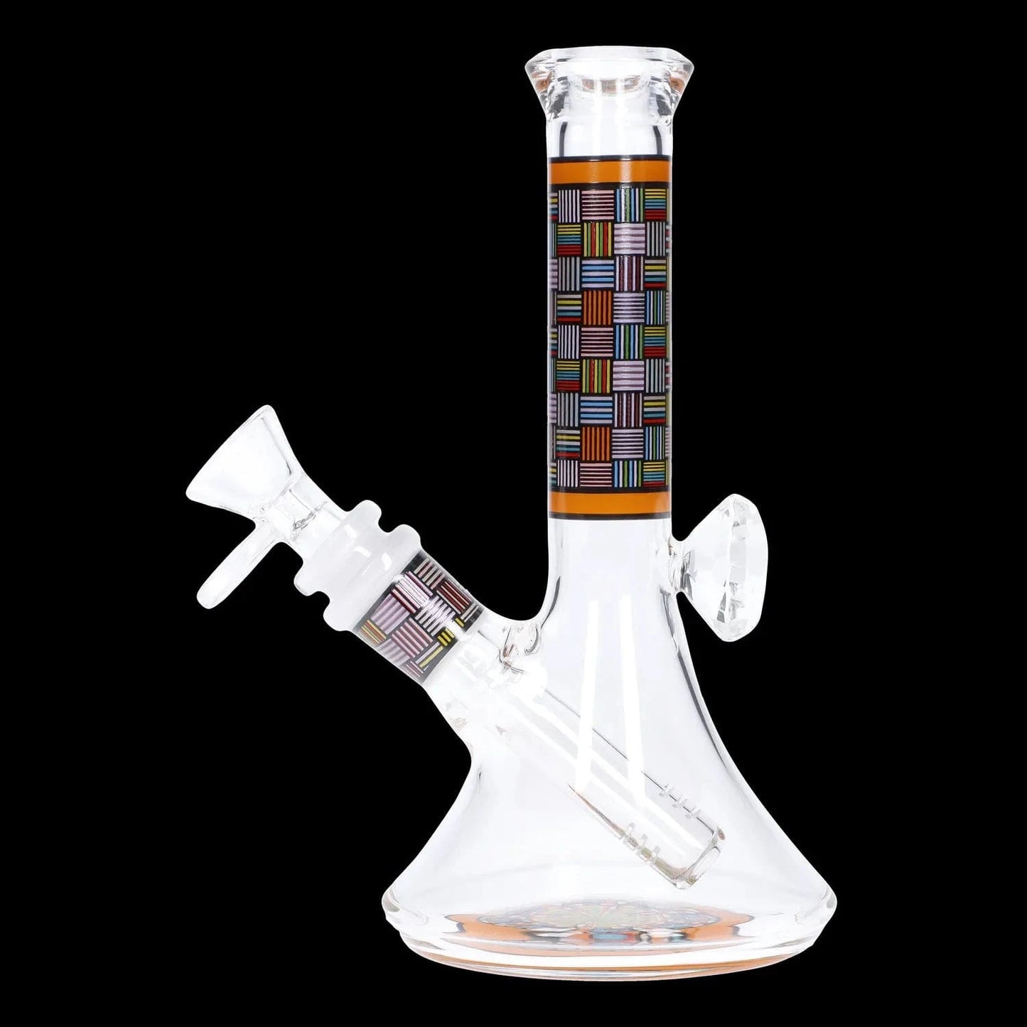 Daily High Club Bong Diamond Beaker with Colorful Tube - 7 in