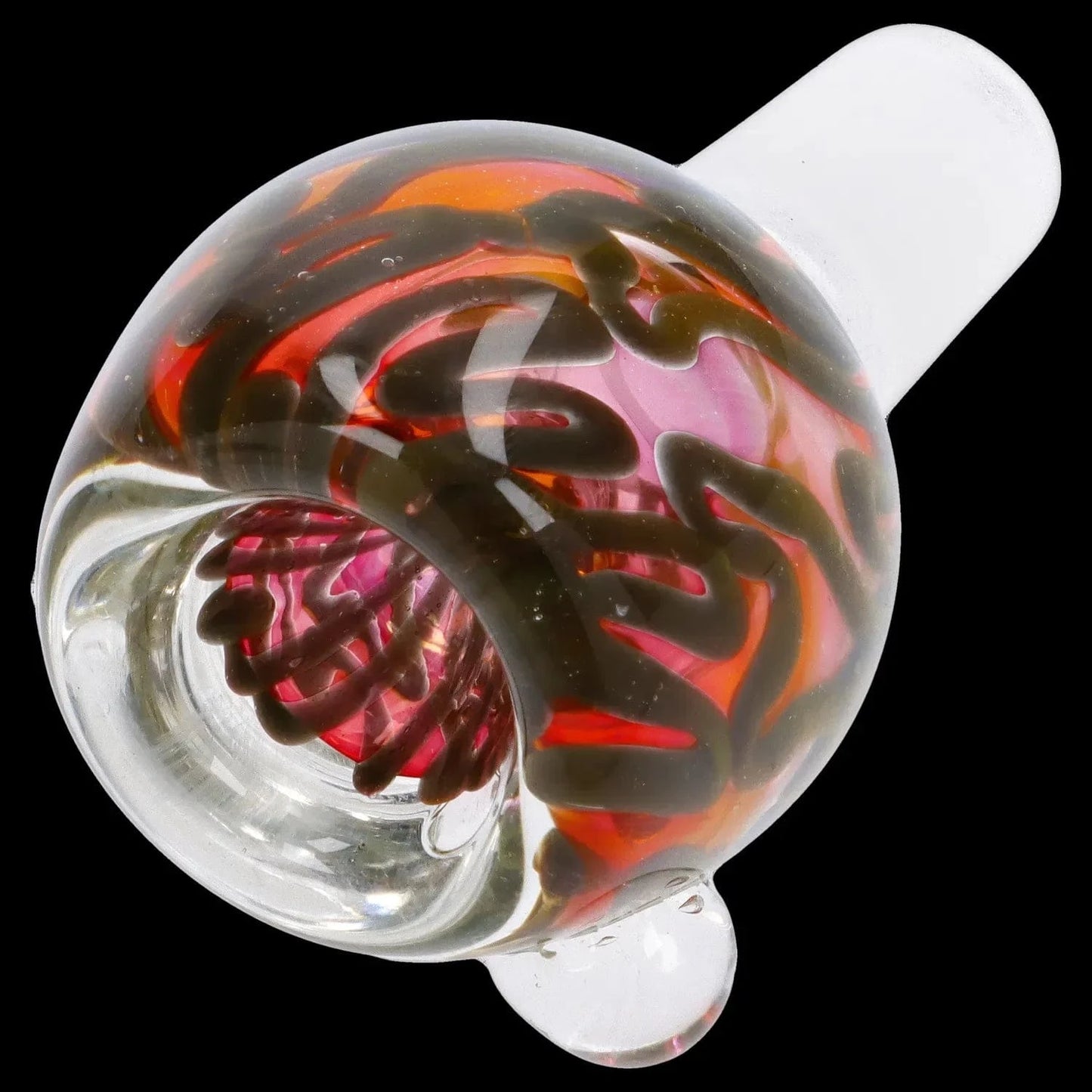 Daily High Club Bowl Gold Fume Color Line Bowl - 14mm