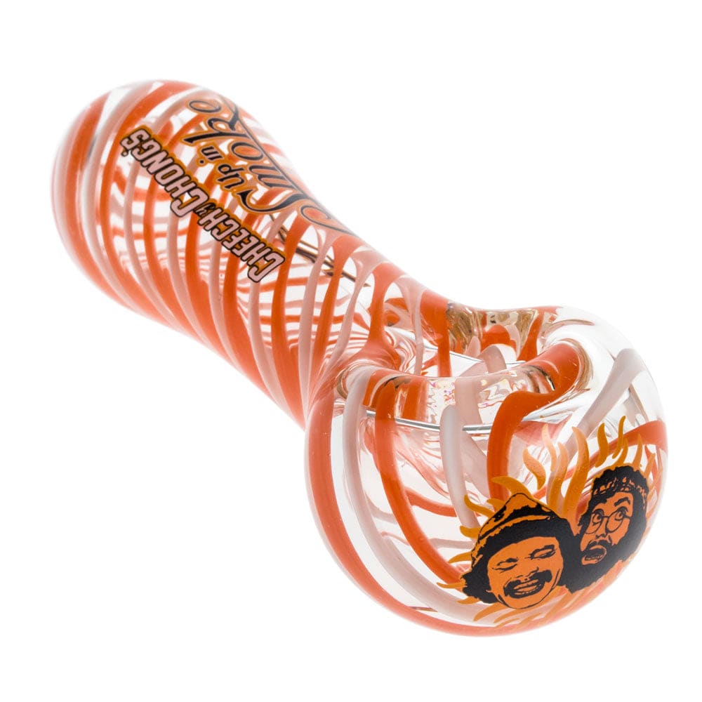 Front view of the C&C Small Black Friday Kit, a colorful glass piece with a curved shape and visible joint.