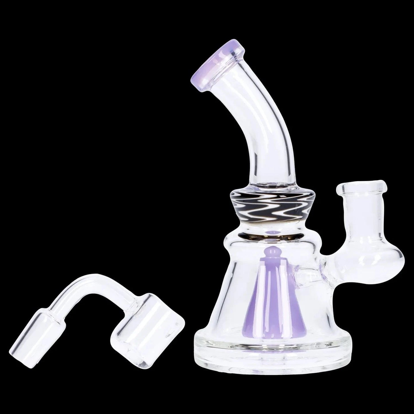 Daily High Club Dab Rig Wig Wag Slime Dab Rig with Showerhead Perc - 55 in