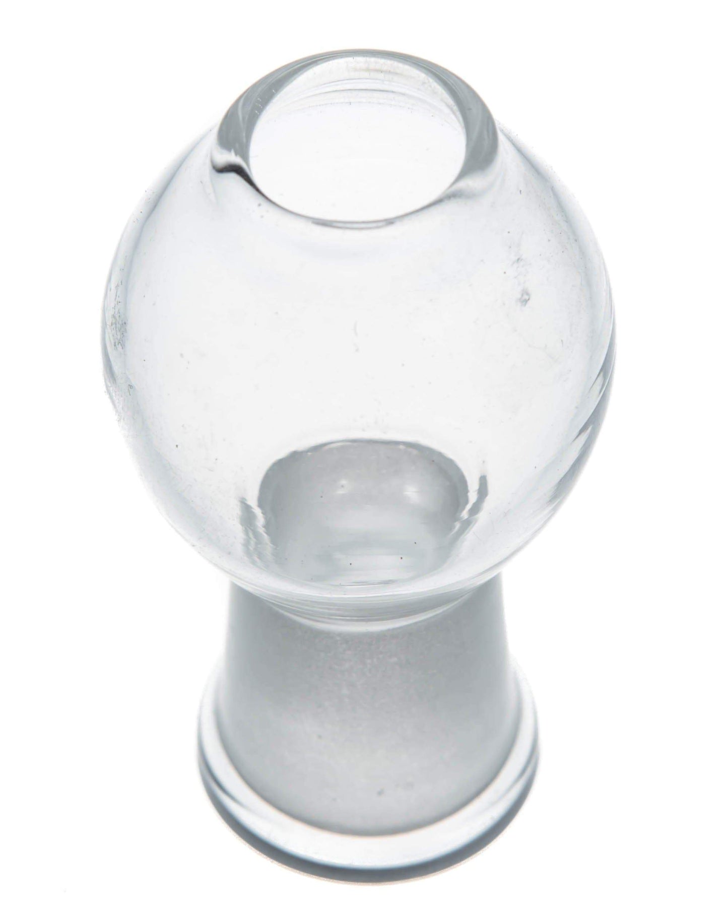 A close-up shows the Female Joint Standard Glass Dome, a clear glass dome positioned above a joint.