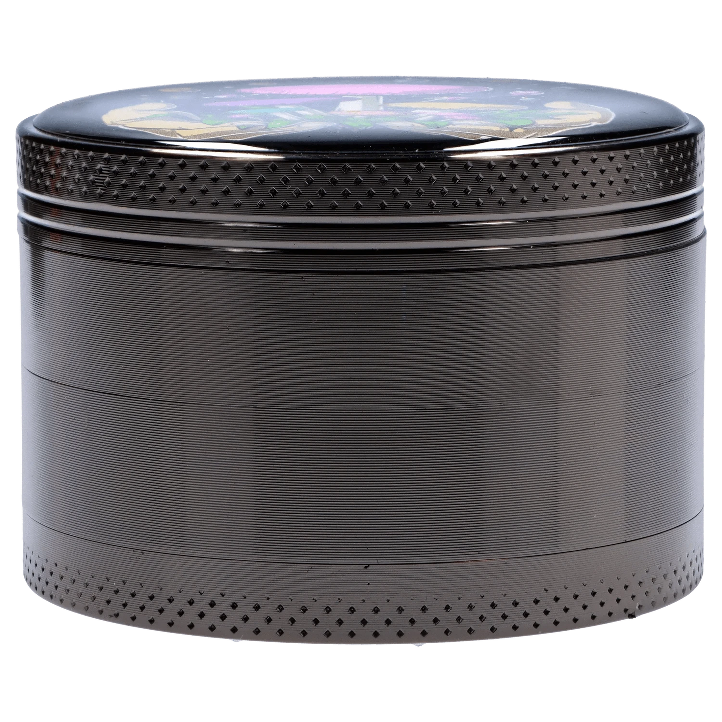 Daily High Club Grinder Space Hands Mushroom 63mm Chrome Grinder