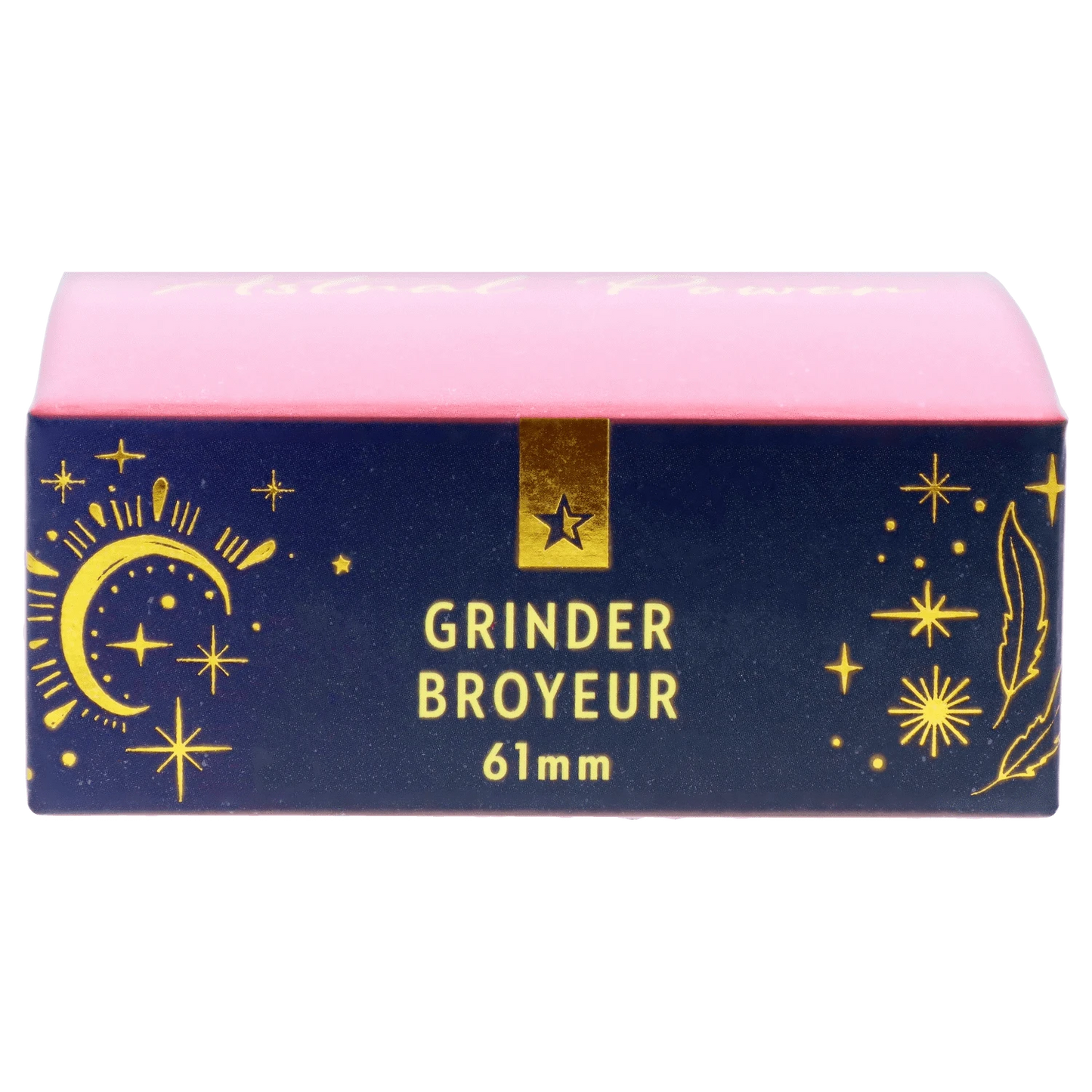 Famous Design Grinder Astral Power Aluminum 2 stage Grinder -Black and Gold"