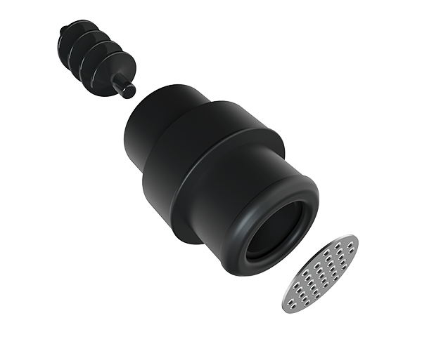 A detailed, angled view of the G Pen Elite II Mouthpiece Assembly, showing its black, cylindrical form against a plain white background.