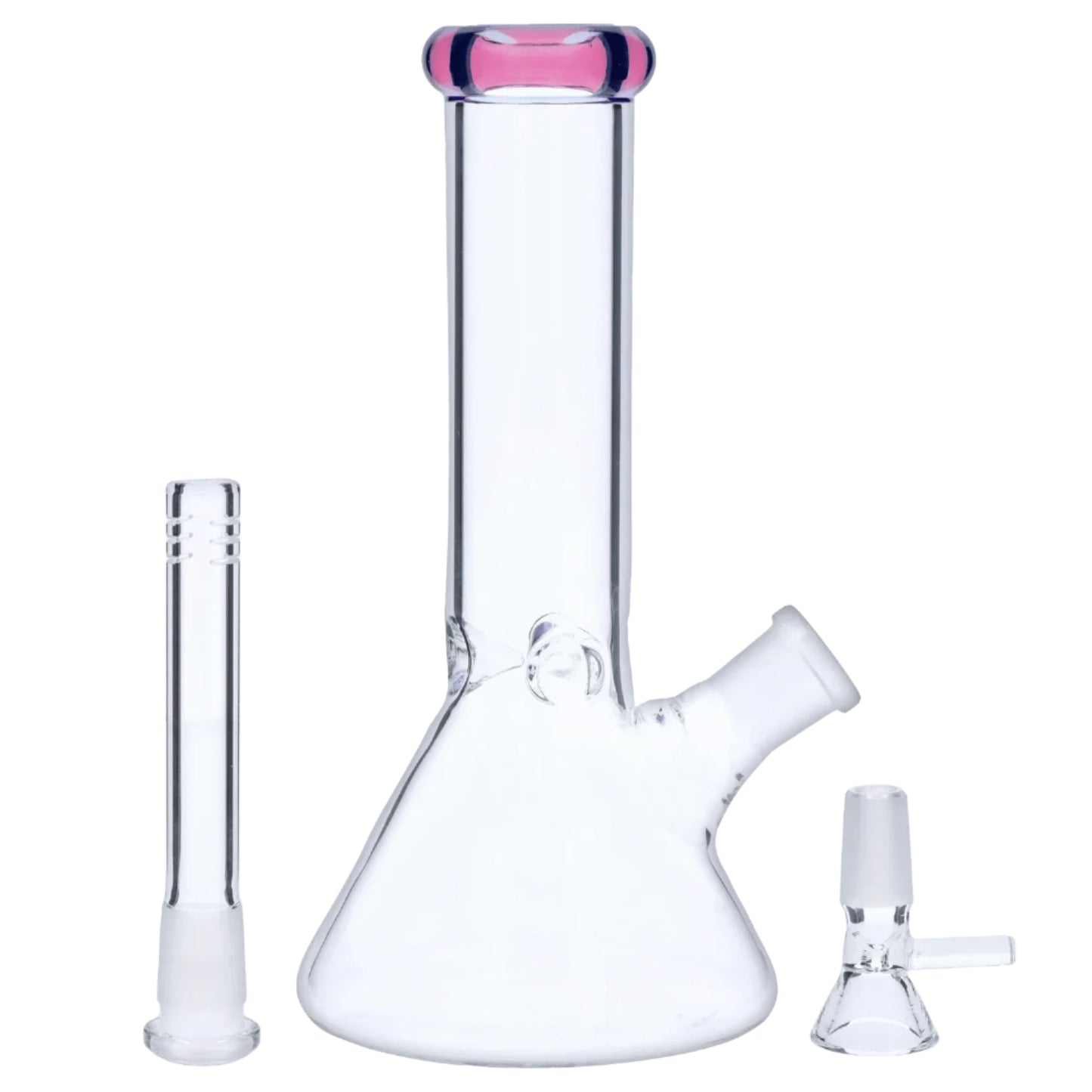 Daily High Club Bong 4mm Coloured Mouthpiece 8" Beaker