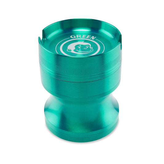 Green Monkey Grinders Green Chacma 63mm Magnetic Grinder with Ashtray