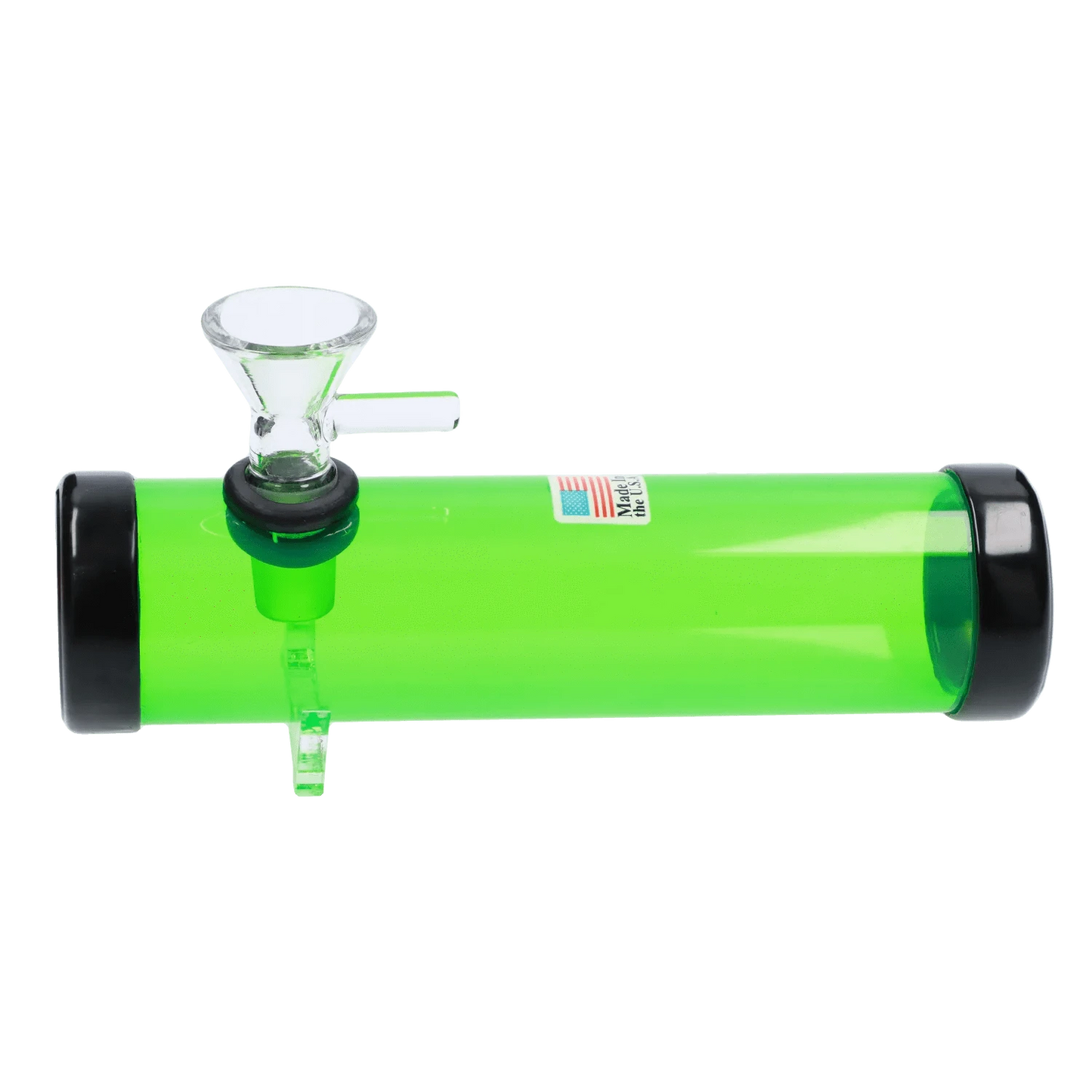 JM Plastic Steam Roller Light Green JM Plastics Smokey with Glass Bowl Acrylic Steam Roller
