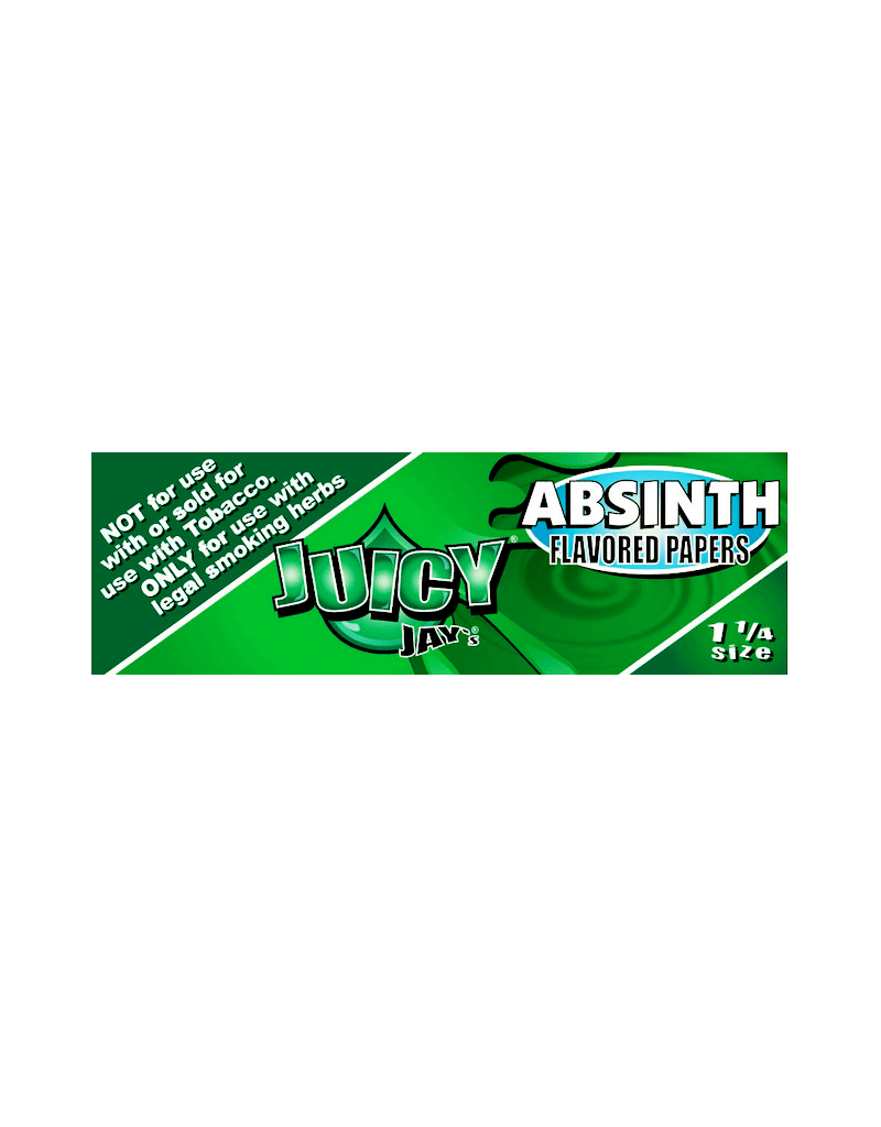 Juicy Jay's Rolling Papers Absinthe Juicy Jay Rolling 1 1/4 Rolling Papers 10 Pack