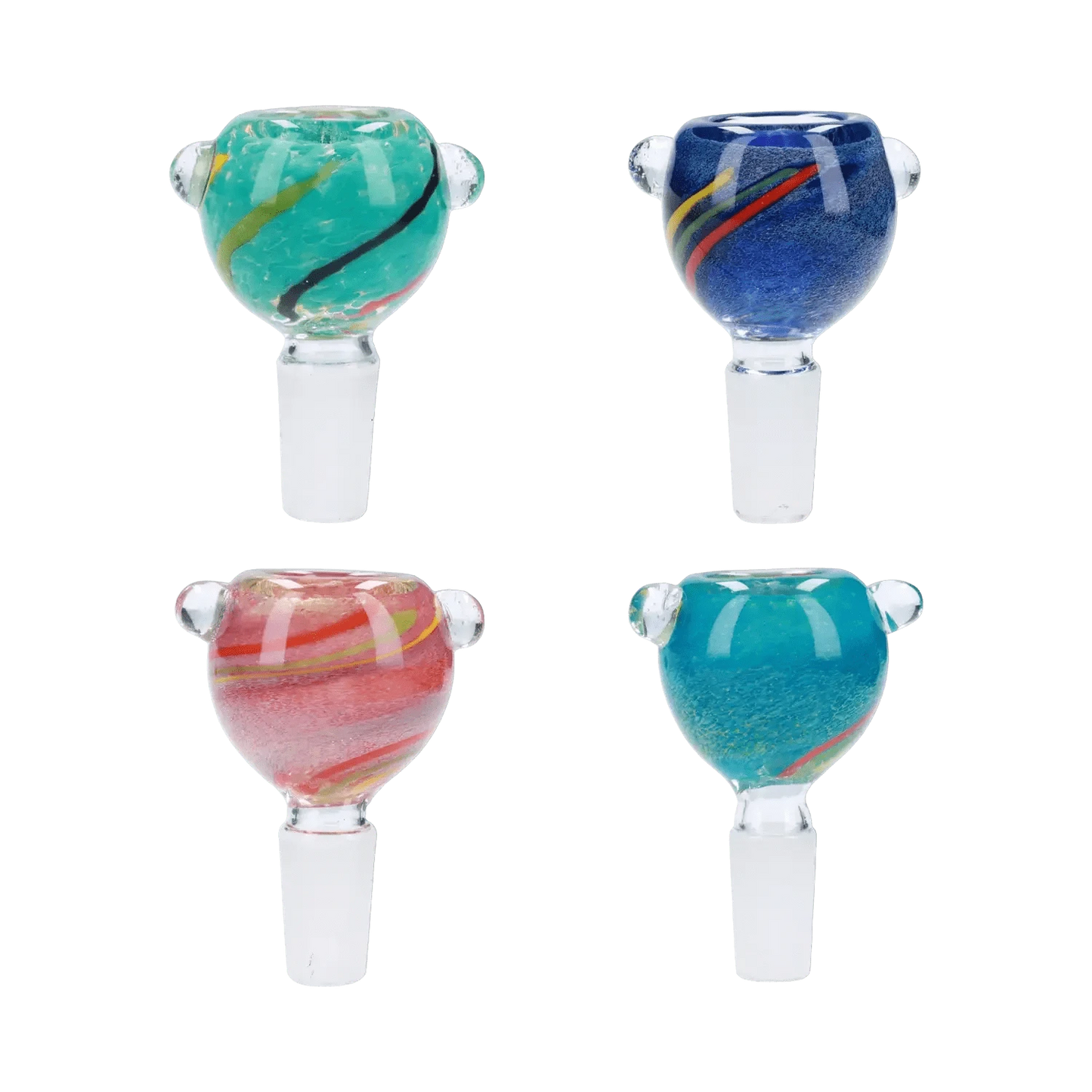 Daily High Club Bowl Frit Color Bowl - Male 14mm