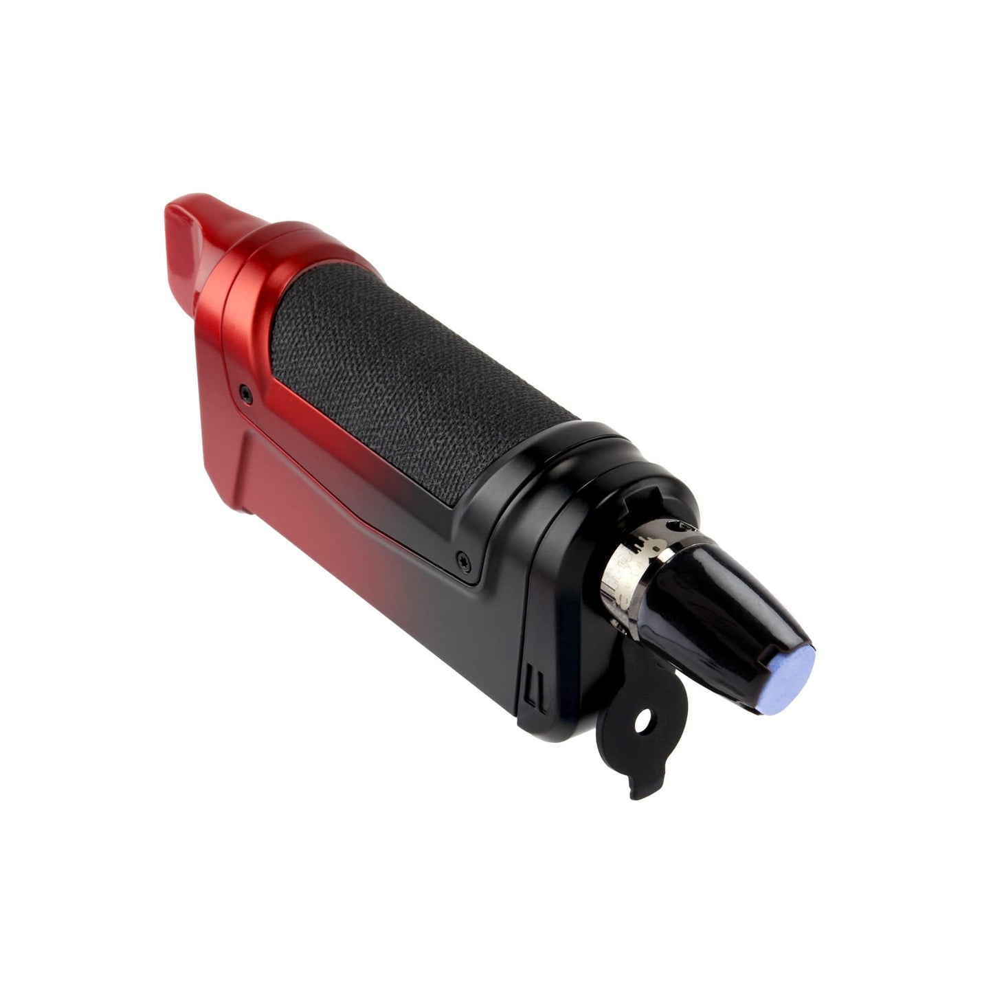 A three-quarter view of the Duplex 2 Vaporizer 900 mAh C-Core, featuring a red and black design and a sleek, modern profile.