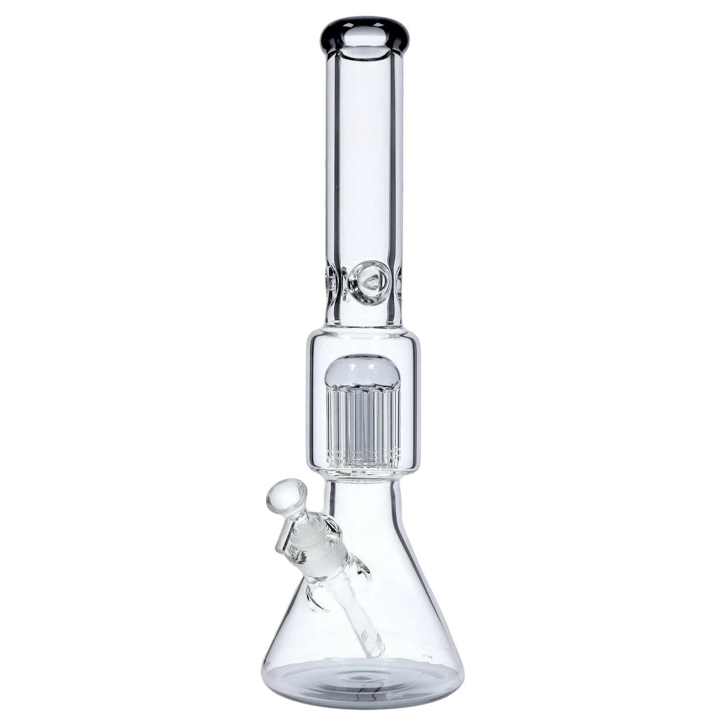 DHC Generic Water Pipe Black DHC 9mm Beaker with Tree Perc Water Pipe - 18 in.