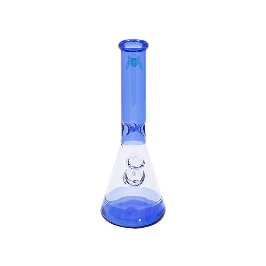 MAV Glass Bong Ink Blue 12" Full Color Beaker Bong