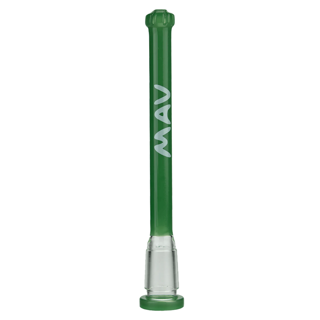 MAV Glass Downstem 5" / Forest 5" Showerhead Slitted Colored Downstem