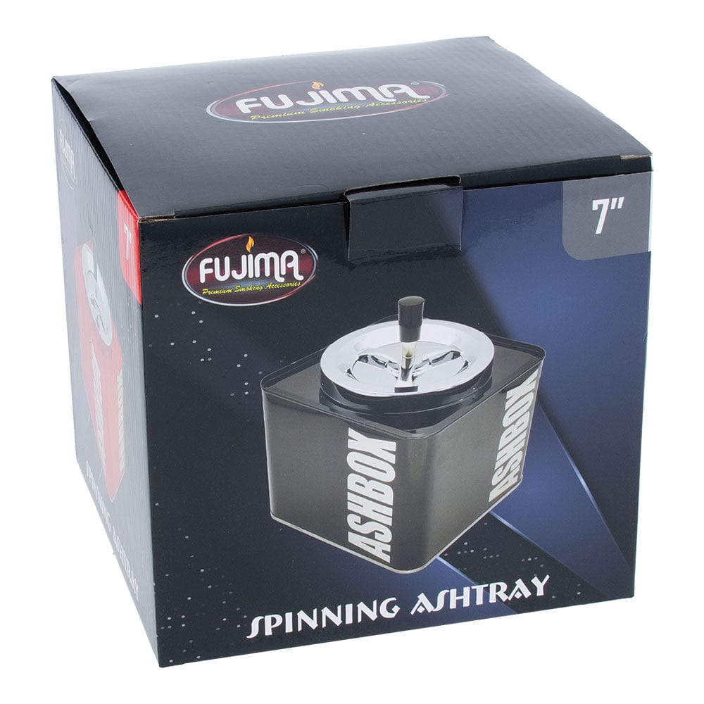 Fujima Ashtray 7" Ashbox Metal Spinning Ashtray