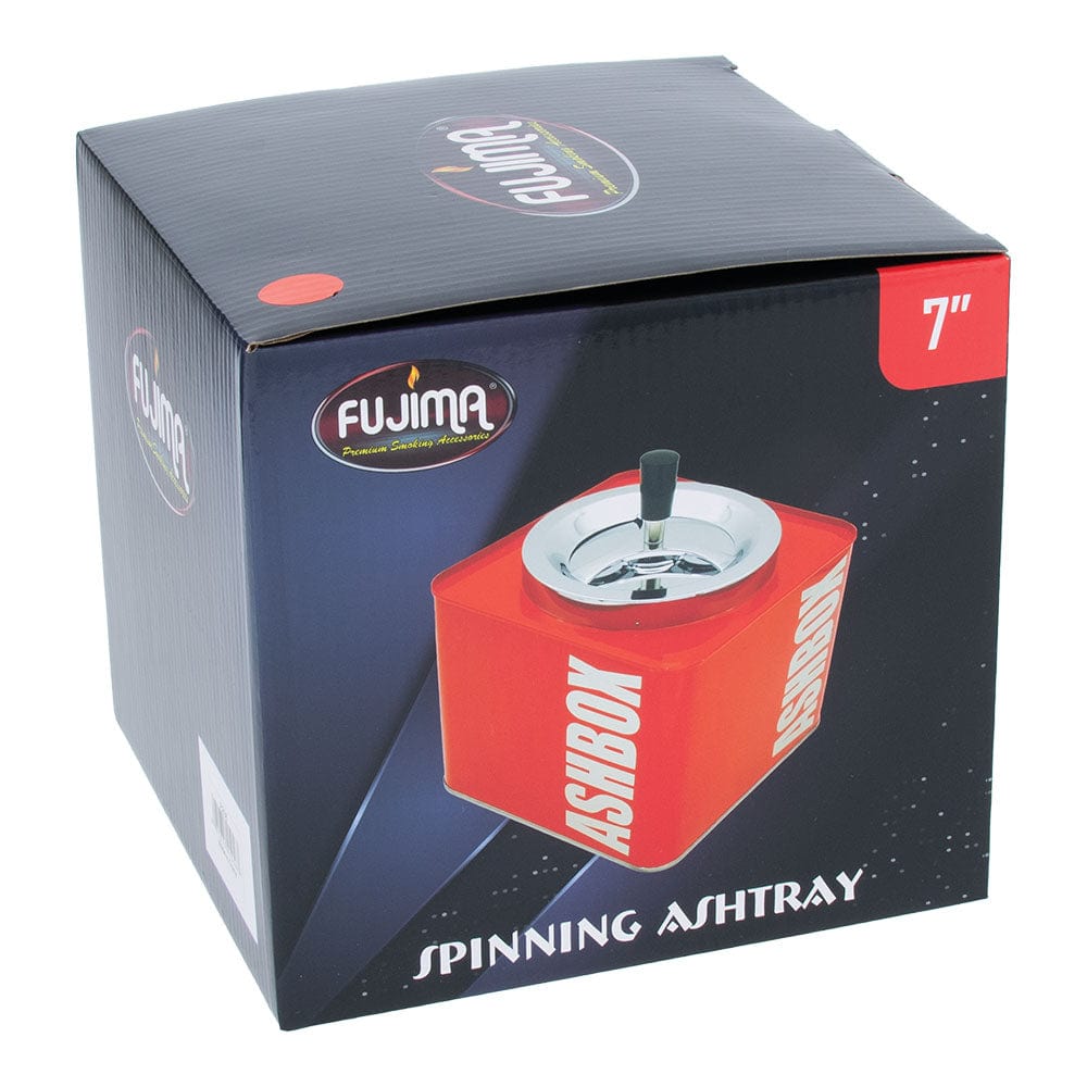 Fujima Ashtray 7" Ashbox Metal Spinning Ashtray