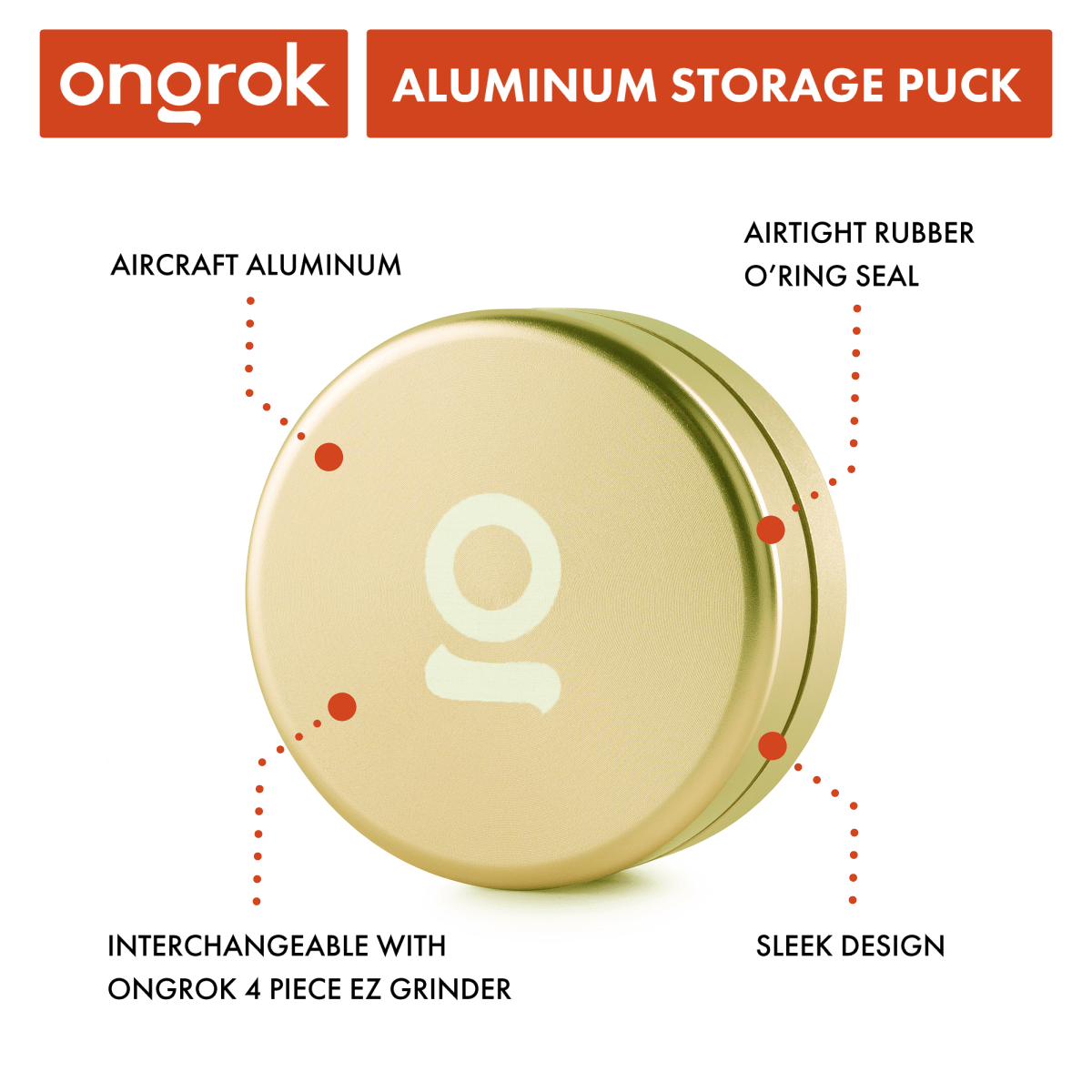 ONGROK Aluminium Storage Puck