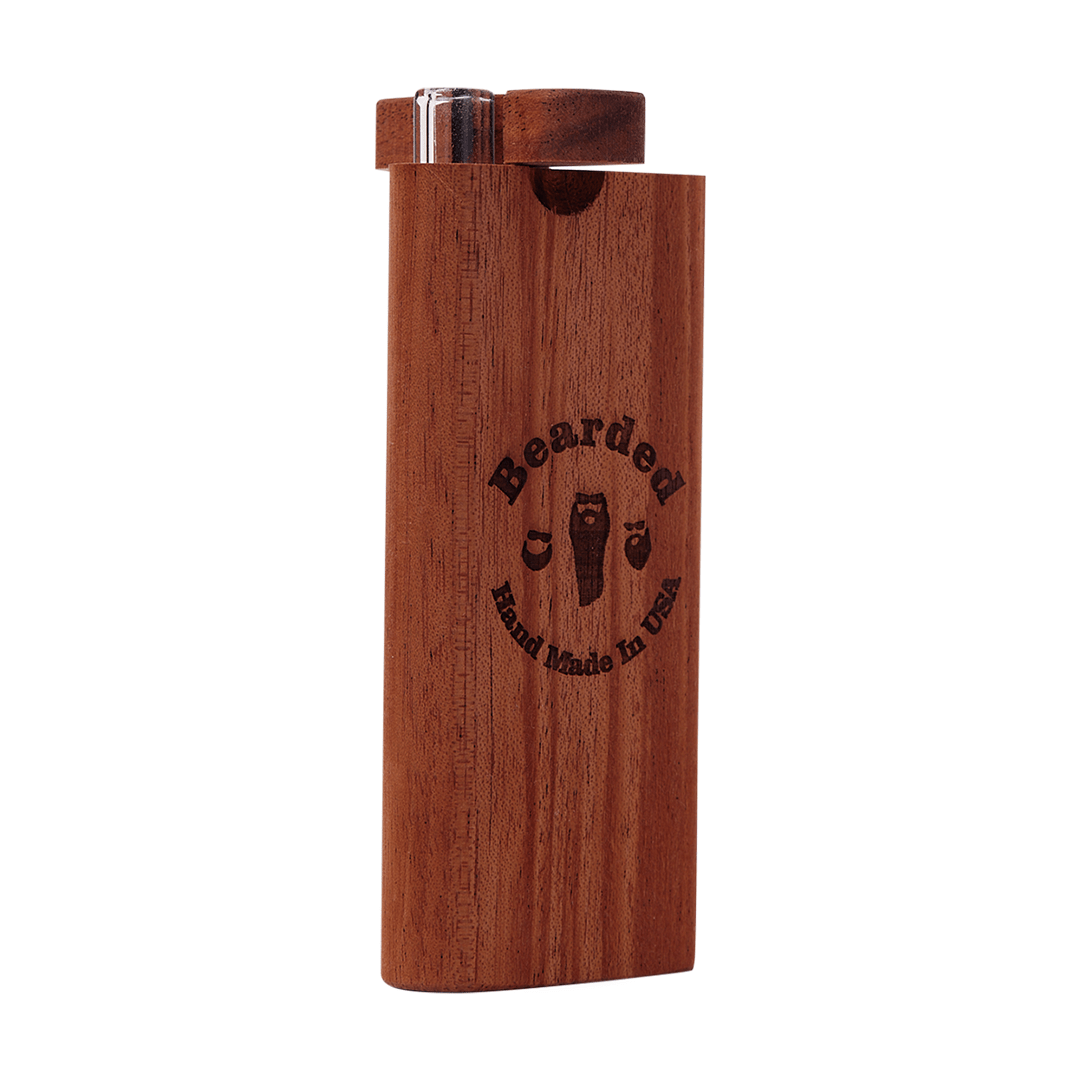 Bearded Distribution Dugout African Mahogany Bearded Chillum Dugout
