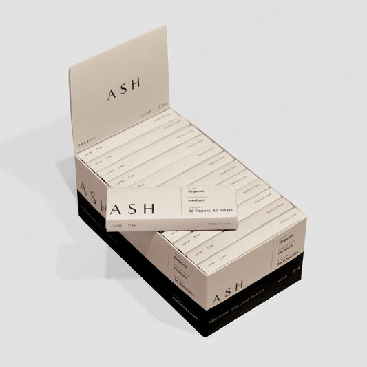 ASH Rolling Paper Rolling Papers | Medium | Organic | Box