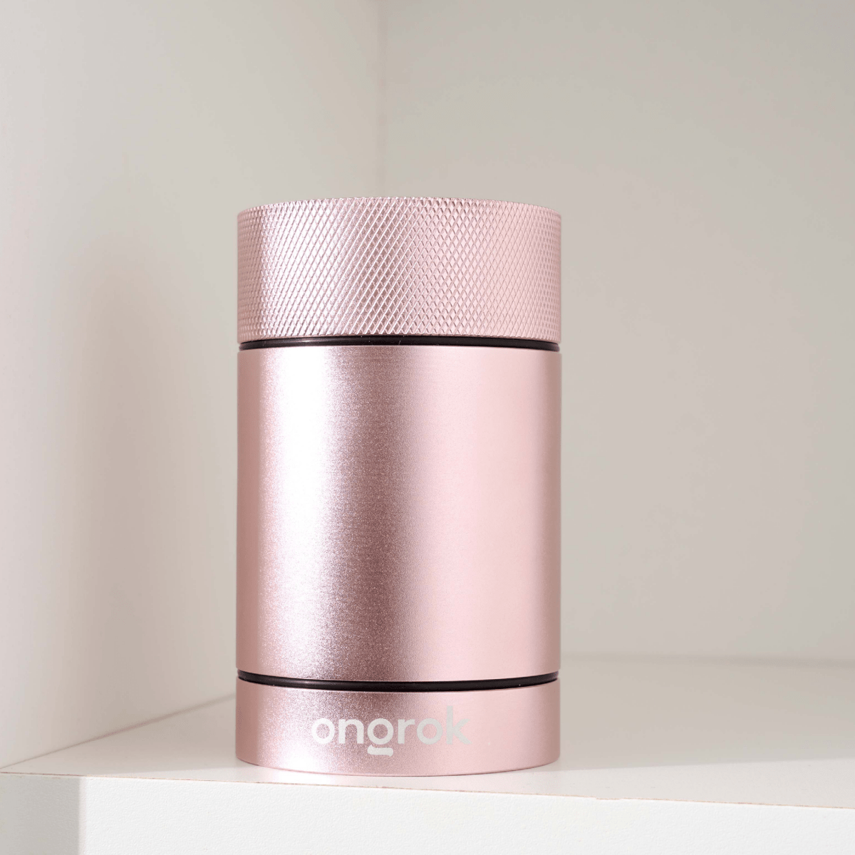 ONGROK USA Pink Aluminum Metal Storage Jar