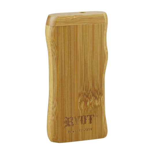 Gift Guru Hand Pipe Bamboo RYOT Wooden Magnetic Dugout Taster Box