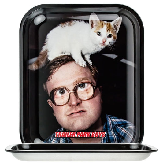 Trailer Park Boys Rolling Tray Large Head Kitty Rolling Tray