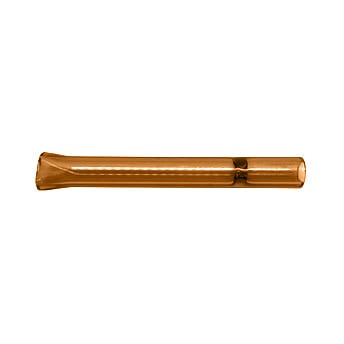 Front view of the Everyday Essentials 4" One Hitter, showcasing its simple, cylindrical design on a plain background.