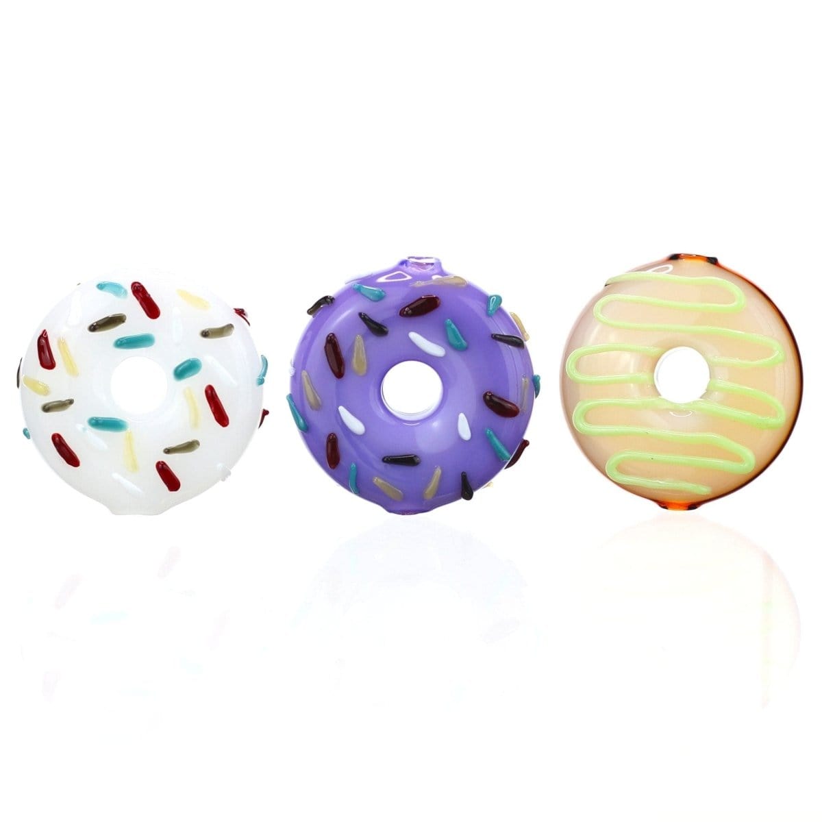 Daily High Club Glass Daily High Club "Donut" Blunt/Joint Holder + Pendant