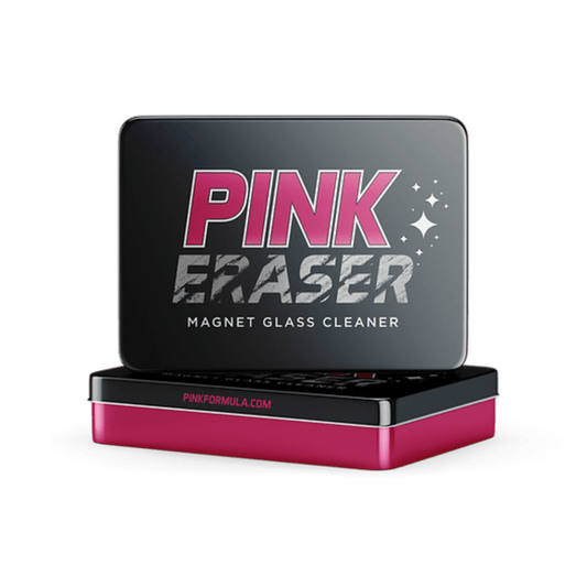 Pink Formula Magnet Glass Cleaner Pink Eraser - Magnet Cleaner