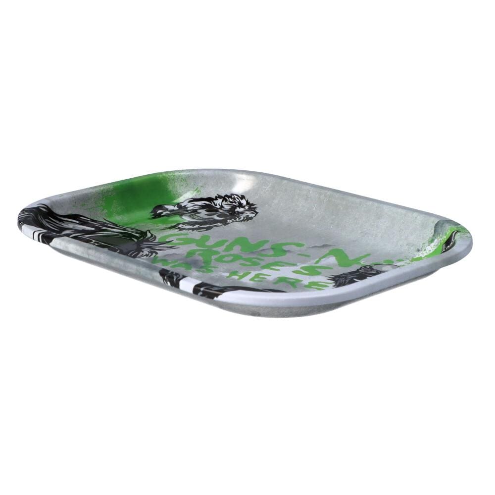 The GNR Was Here Rolling Tray is shown in a top-down view, displaying a sleek, rectangular design on a neutral background.
