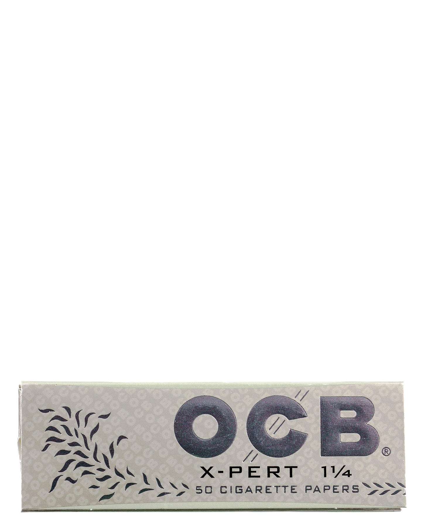Front view of OCB - X-Pert 1-1/4 Rolling Papers package with a simple white background and bold red branding.