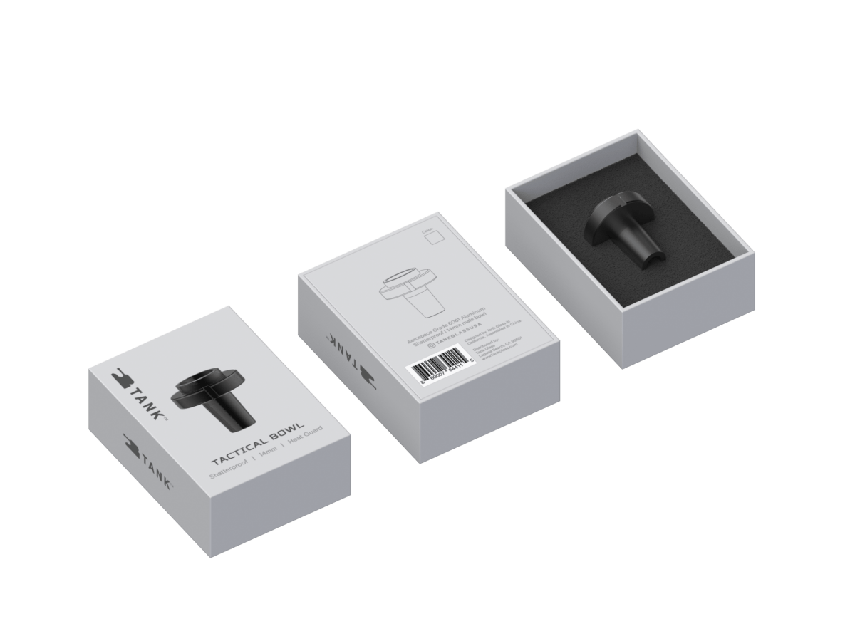 A studio shot of The Original Tank Beaker Bundle, showcasing the 12-inch glass beaker from a slightly angled front view.