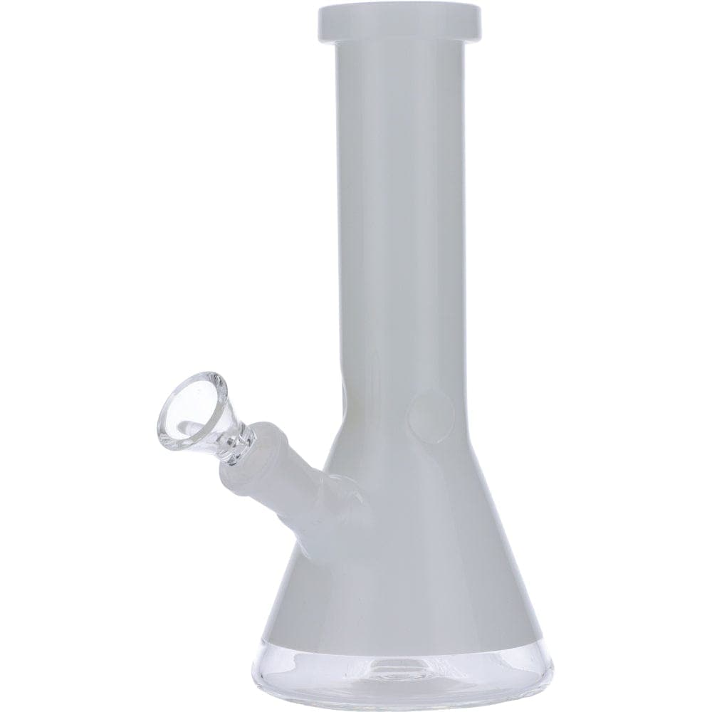 Daily High Club Bong White Frosted Ring Mini Beaker