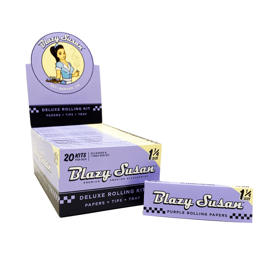 Blazy Susan Rolling Papers 1 1-4 Blazy Susan Purple Rolling Papers