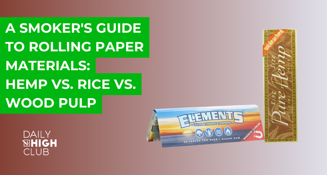 A Smoker's Guide to Rolling Paper Materials