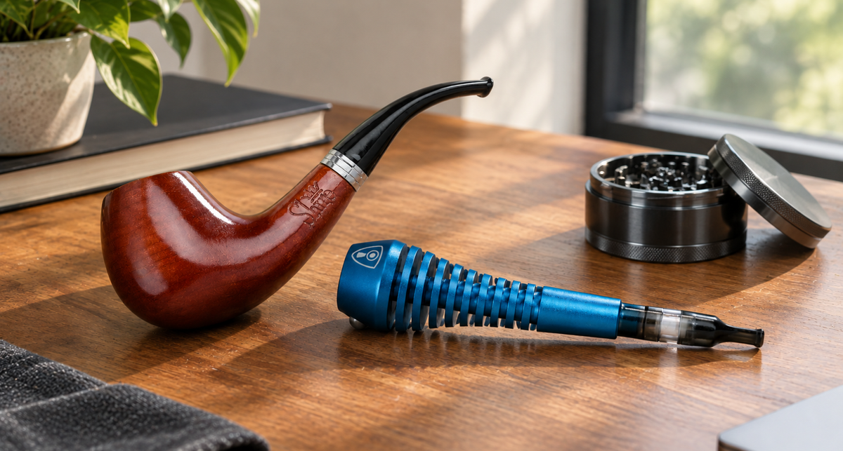 Are Metal or Wood Pipes Safe For Smoking Legal Dry Herbs?