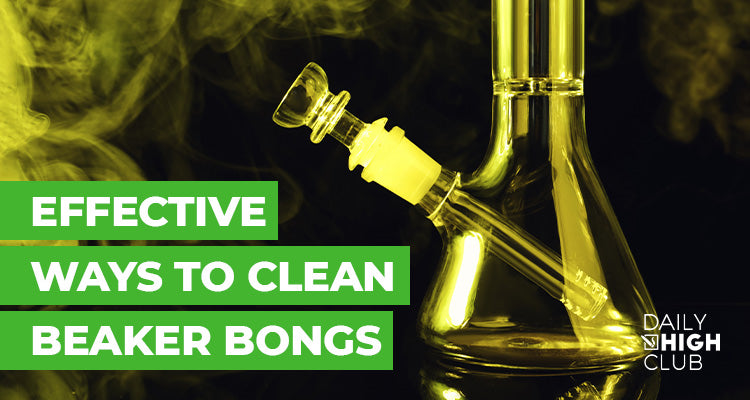 Effective beaker bong cleaning