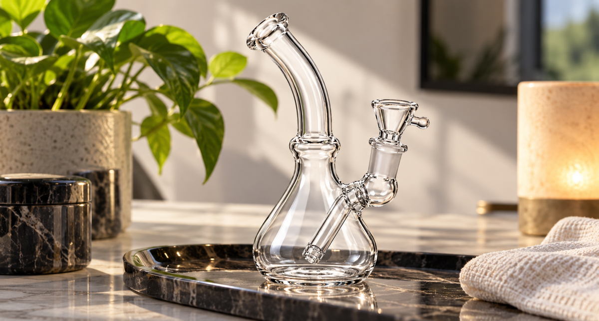 How to Keep a Clear Glass Bubbler Spotless Between Sessions
