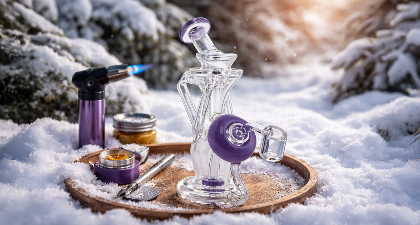 Power Button Recycler Rig Review: A Gamer-Style Recycler Dab Rig