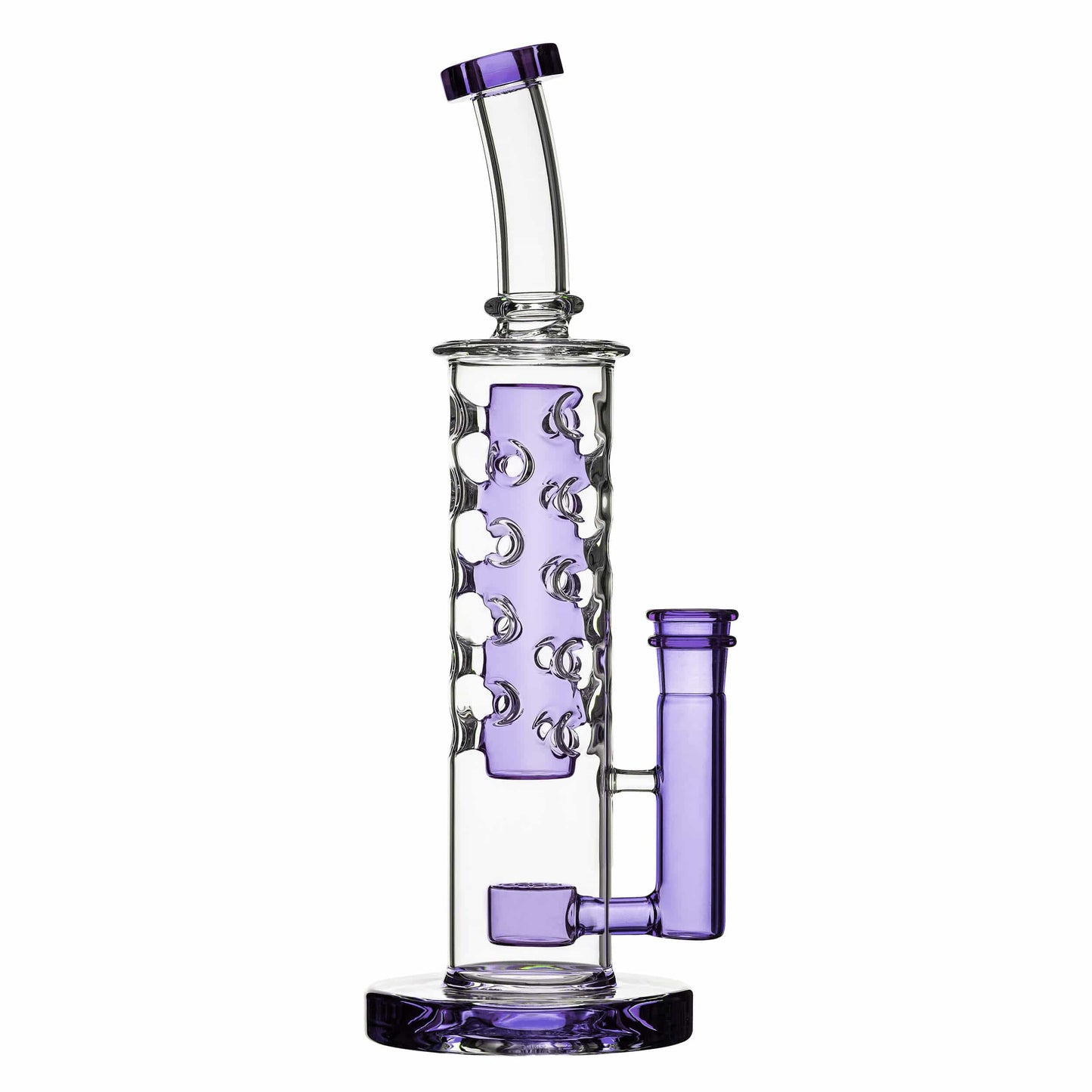 Calibear purple FLOWER STRAIGHT FAB-V2