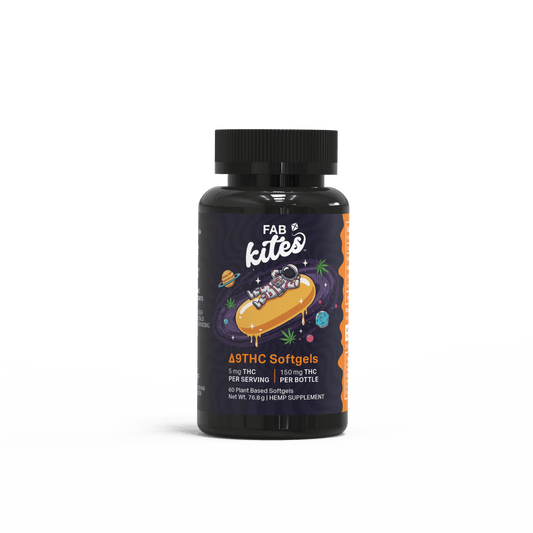 FAB Kites D9 THC Softgels (150mg)