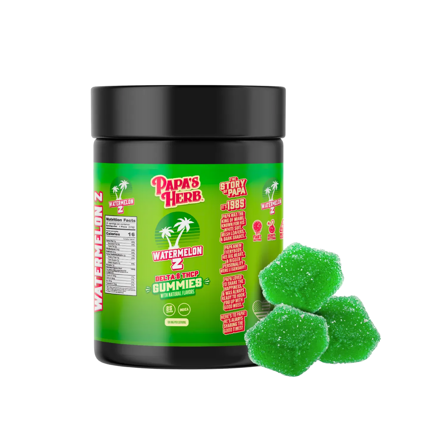 Papa's Herb Watermelon Z Gummies